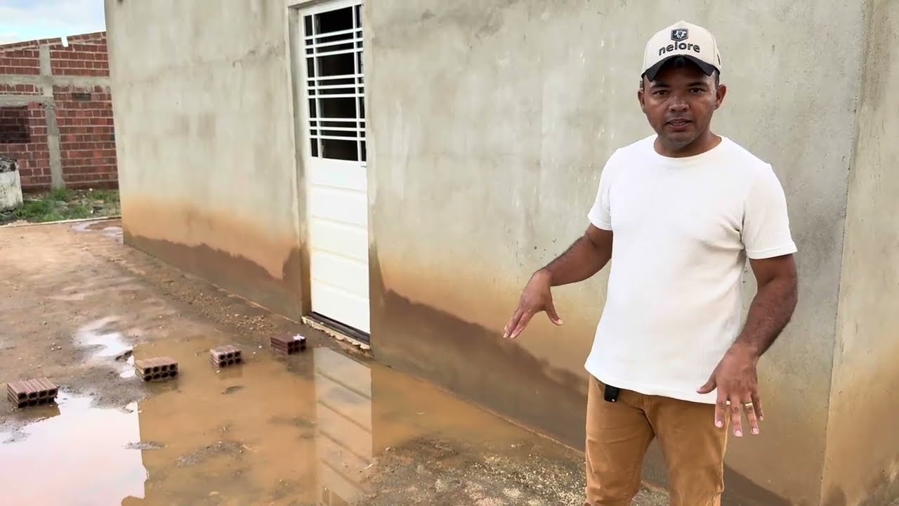 Veja como está o andamento da construção da casa do Edmar Silva