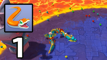 Snake Rivals Gameplay Part 1 (Android,IOS)