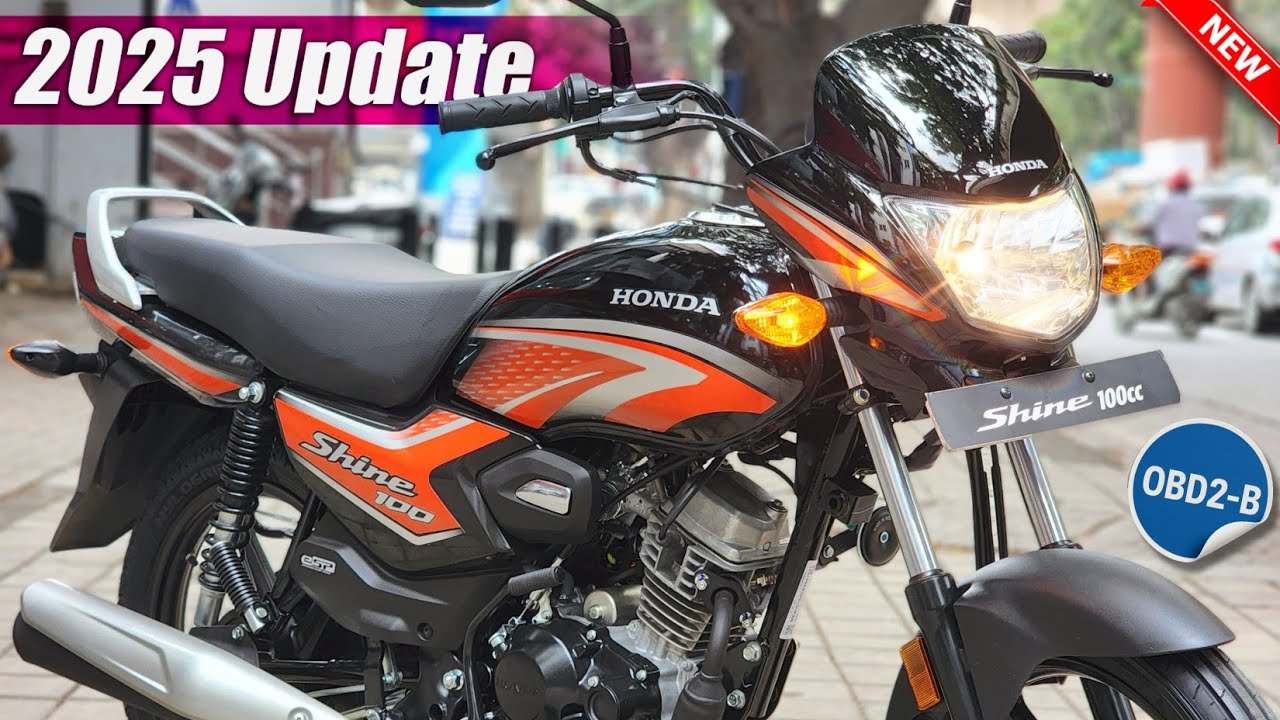 2025 Honda Shine 100 Update (OBD2B) On Road Price, Mileage, Features