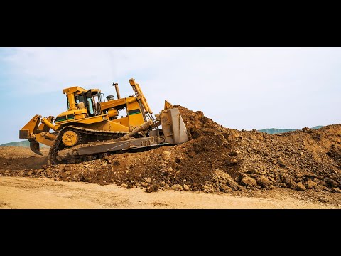 Dozer Working in Dubai Desert