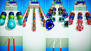 🔠 A-Z Run - 2048 ABC Runner Level-751 To Level-760 | All Level | Puzzle Ball Runner Game