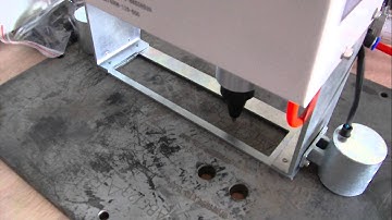 XTQBX 110B handheld type dot pin marking machine with Touch screen  Test Video