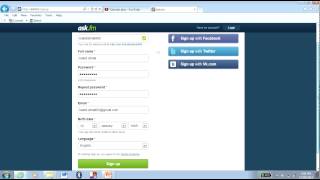 Tutorial on how to make a Ask.fm account [HD 720p] screenshot 1