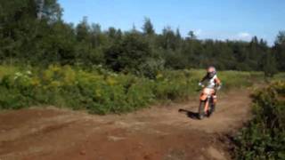 Motocross Racing In Backyard Plus Crash