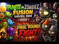 🏠 FINAL ROOF BATTLE! 😱 Plants Vs Zombiez Fusion Survival Mode | Last Round!