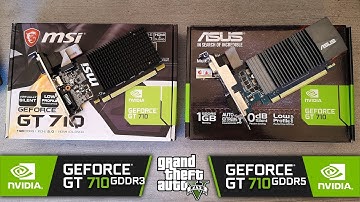 GT 710 GDDR3 VS GT 710 GDDR5 2GB GTA V BENCHMARKS