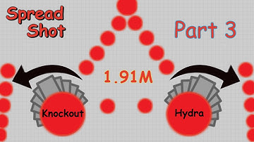 Diep.io - Stacking with Spread [3/4] (Spread Shot 1.91m - 4TDM) (OUTDATED!)