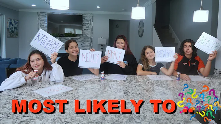 MOST LIKELY TO ..  THE K FAMILY, SISTER FOREVER AN...