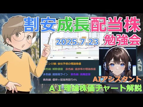【株BizTV】割安成長配当株勉強会【07/23】