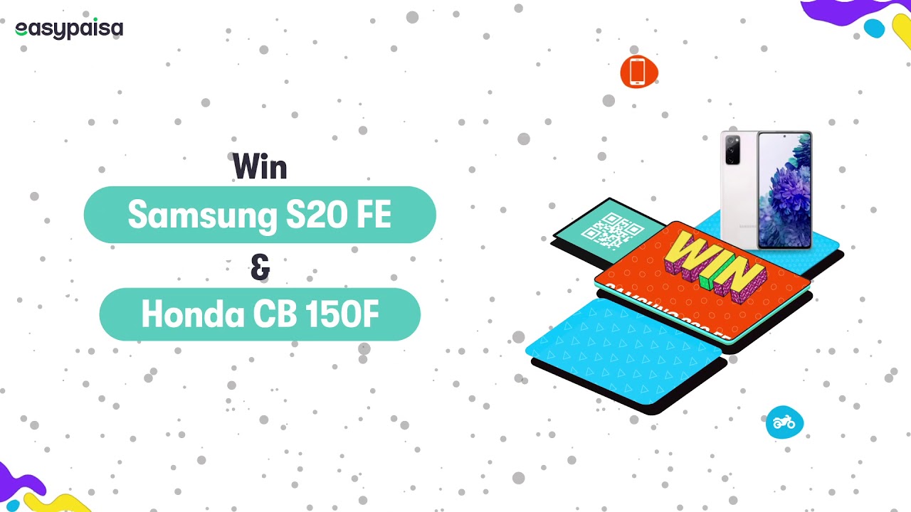 Pay With Easypaisa Qr And Win A Smartphone Or Motorbike Youtube