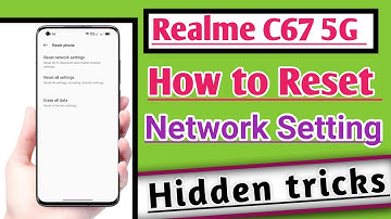 Realme C67 5G How to Reset Network Setting | Network Setting reset kare | Network problem Solve