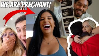 Telling our friends WE’RE PREGNANT