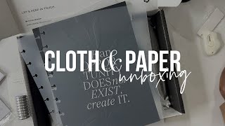 my first cloth and paper order | unboxing + planner setup by Bryant Devon 777 views 4 months ago 10 minutes, 53 seconds