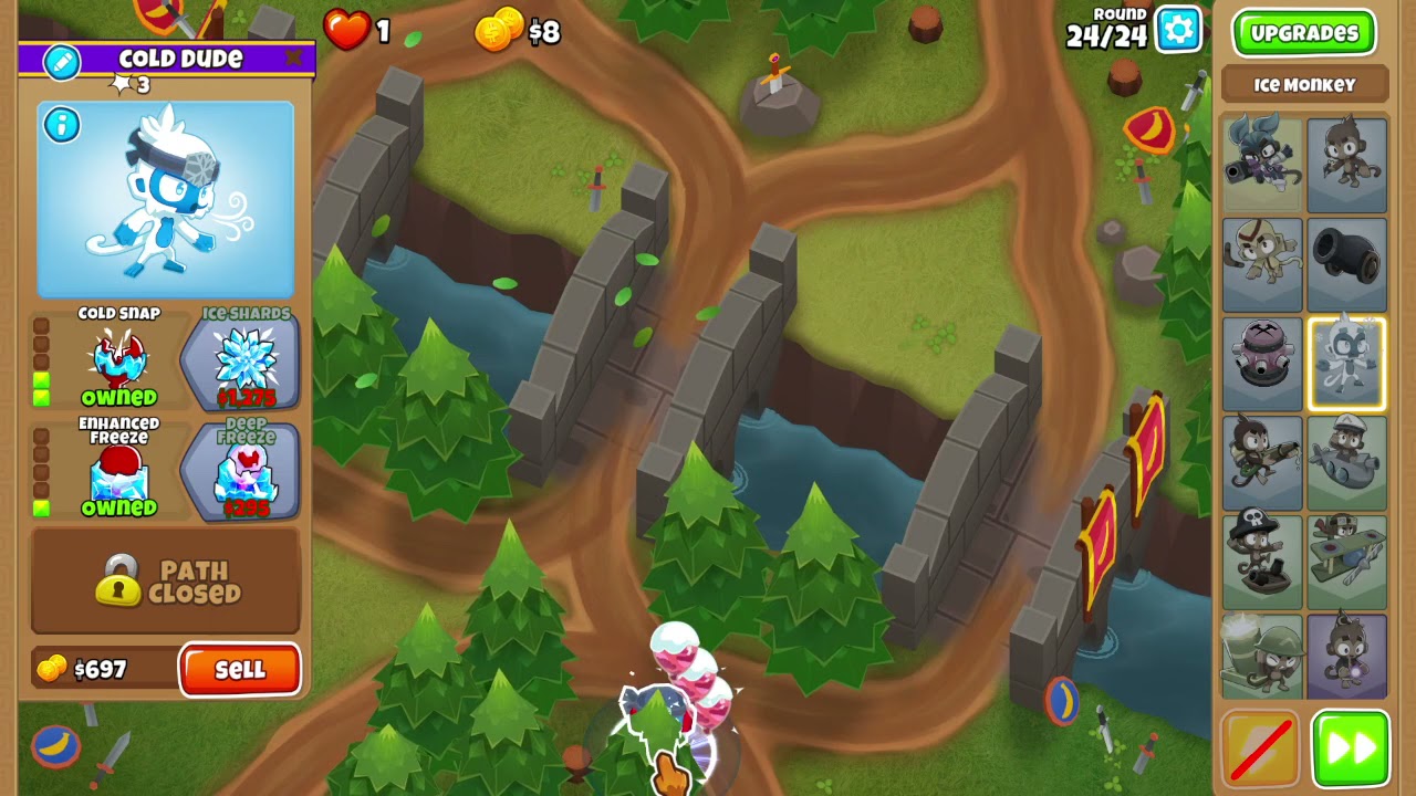 BTD6 Advanced Challenge | 1000 dollars 1 tower ​| November 14th, 2021