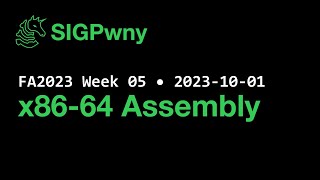 Celebrity FA2023 Week 05: x86-64 Assembly (2023-10-01) Net Worth