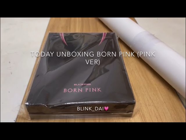 Unboxing Born Pink Album #blackpink