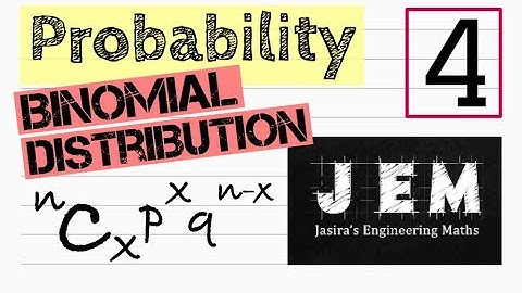Probability (Part 4)| Binomial Distribution| Mean & Variance Derivation| Solved Examples