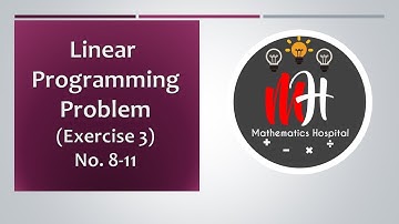 Linear Programming Problems | Class 12 | Exercise 3(a) | No. 8-11