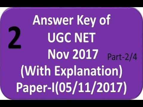 UGC NET NOV 2017 Ans Key with Explanation Part-2 camera iphone 8 plus apk