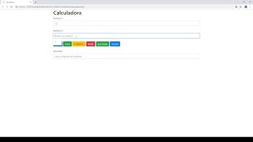 Calculadora en JavaScript, HTML Y Bootstrap