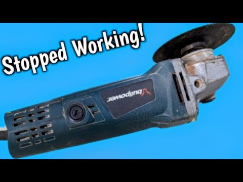 My angle grinder stopped working// Repair at home - YouTube