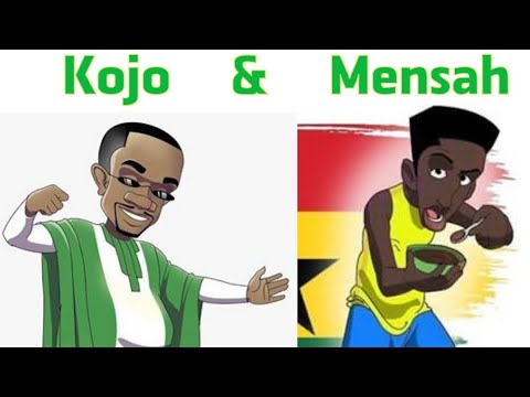 Dams Creative Animation || Ghenghenjokes Brings Kojo and Mensah Together