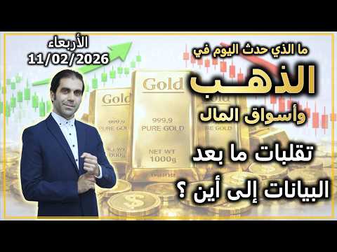 تقلبات ما بعد البيانات إلى أين ما الذي حدث في الذهب و اسواق المال الأربعاء 11 02 2026 