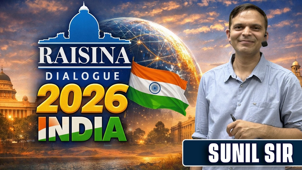 Raisina Dialogue 2026 INDIA | Sunil Sir | Springboard Academy