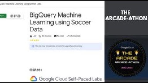 BigQuery Machine Learning using Soccer Data || Lab Solution ||  #qwiklabs | #GSP851