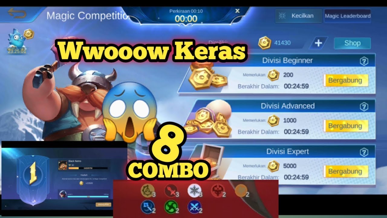 8 COMBO MAGIC CHESS BANG BANG COMPETITION SEASON BARU