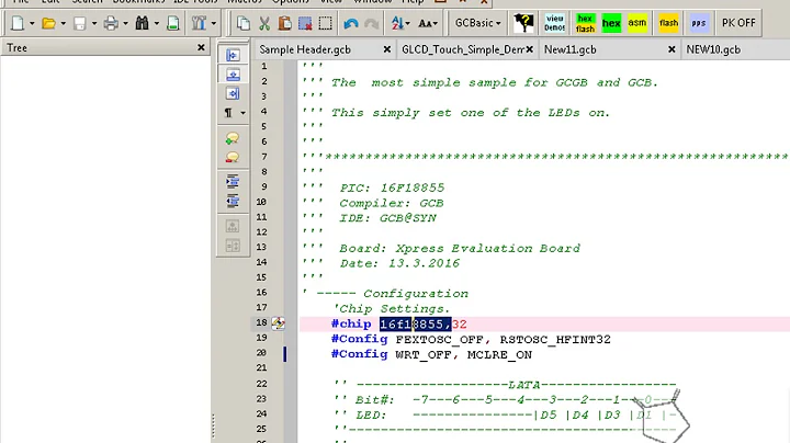 Programming using PICKitPlus
