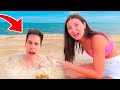 LUÃŒ SOPRAVVIVE 24 ORE SEPOLTO NELLA SABBIA!! ðŸï¸