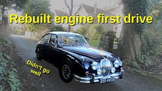 Jaguar Mk2 | Rebuilt Engine First Drive