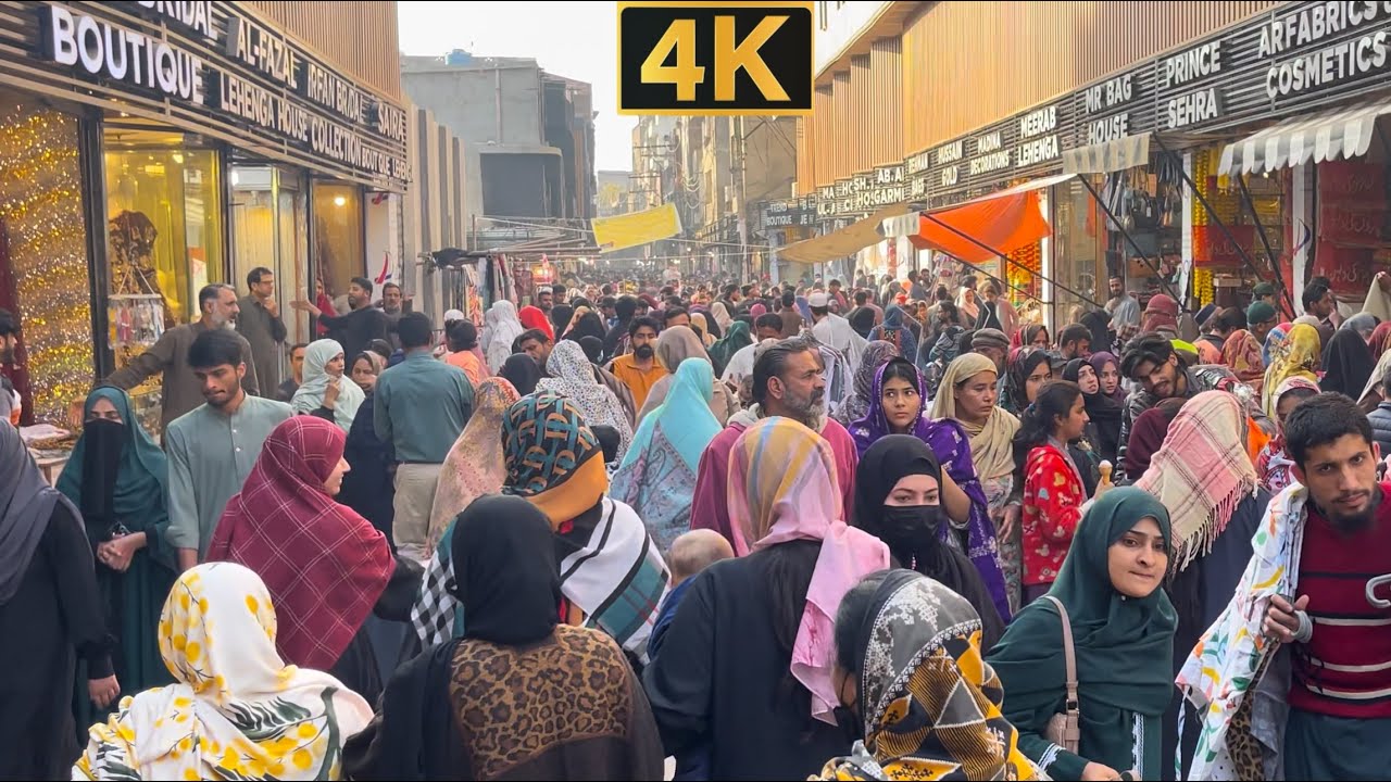 Ichhra Bazaar Lahore 🇵🇰 Gets a New Look! | Upgraded Market Walk in 4K