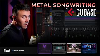 Writing Metal Music using Cubase!!  #metal #songwriting