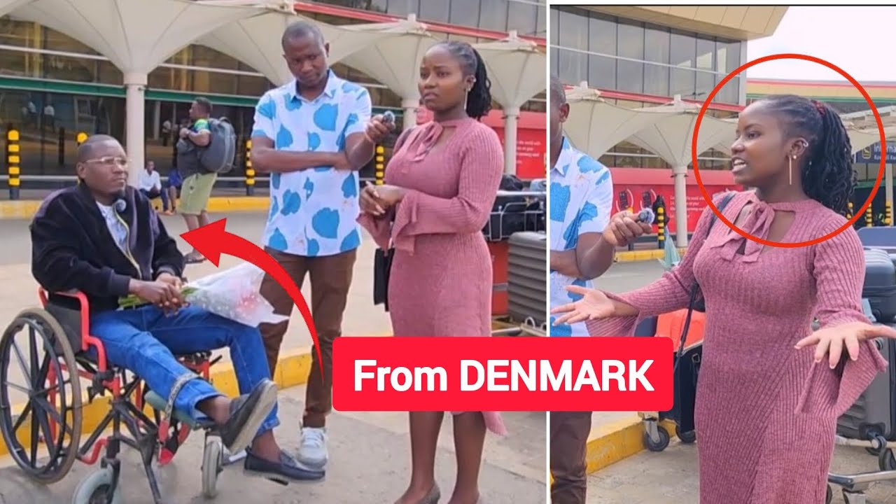 Mambo imechemka RK from Majuu amerukwa at JKIA Airport na Sophy mpenzi wake