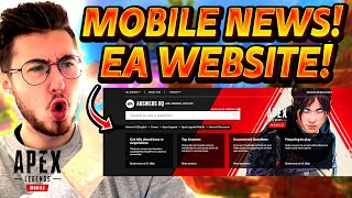Apex Legends Mobile on EA Website! *SOFT LAUNCH* News screenshot 4
