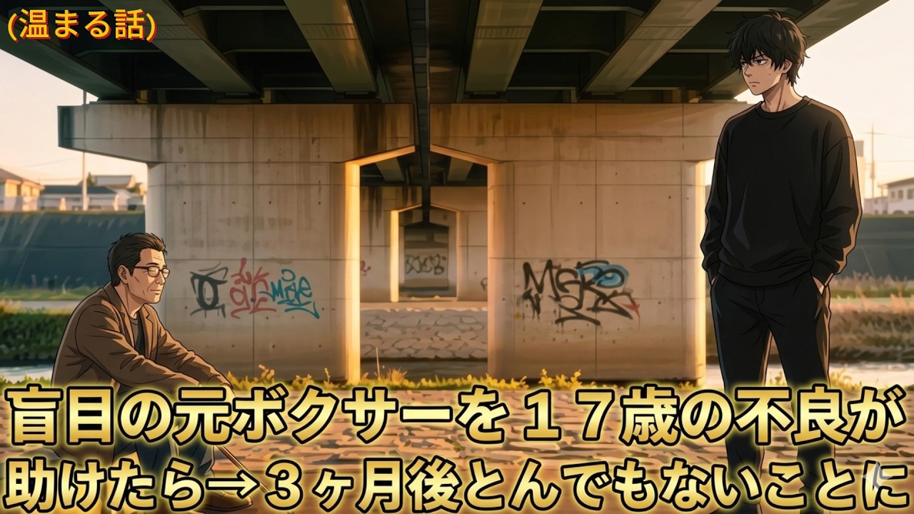 17歳の不良少年が橋の下で盲目の元ボクサーを救う――3年後、20歳でチャンピオンに輝くも、衝撃の診断を受ける…