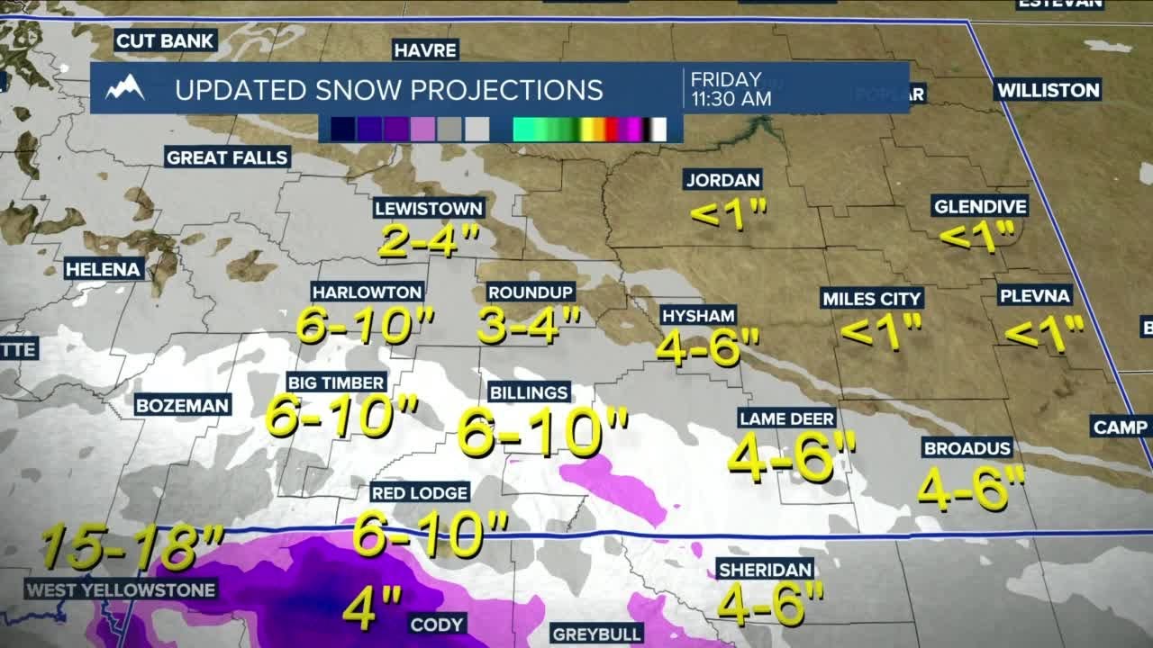 Q2 Billings Area Weather: Winter storm digs in today - YouTube