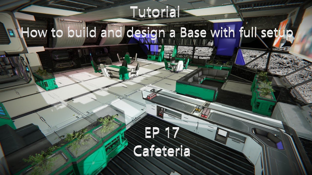 Space Engineers Tutorial How to Build Degsin a Base with full Setup EP ...