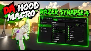 How to MACRO in Da Hood Using Razer Synapse (Macro abuse included)