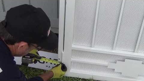 How to Install Security Screen Door...Part 2
