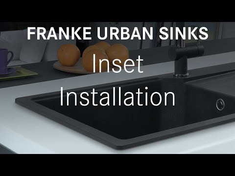 Franke Sinks Fragranite Urban - Inset Installation