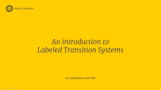 Process Modeling 01: introduction to Labeled Transition Systems Wealth