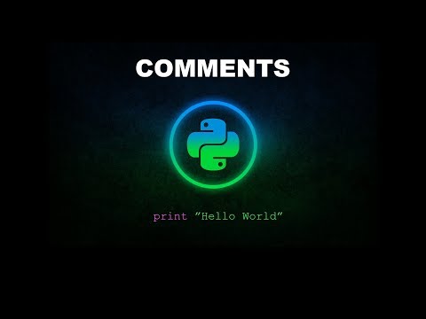 Comments - Python Programming