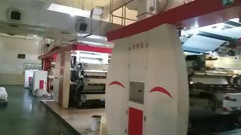 HY-FLEXO Gearless CI Flexo Printing Machine (Booming Servo Video 4)