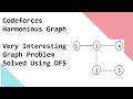 Codeforces - Harmonious Graph - Very Interesting Graph Problem Solved Using DFS &amp; Explained
