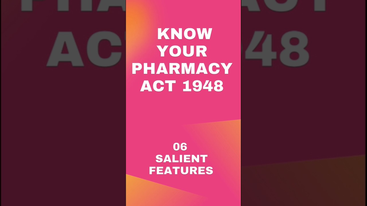 Uncover the Secrets of India's Pharmacy Act 1948!