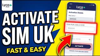 HOW TO ACTIVATE LYCAMOBILE SIM UK 2026 (SIMPLE GUIDE)