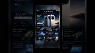 Vivo X500 is a Beast! 200MP Camera + 6000mAh Battery 😱 #VivoX500 #Vivo #Smartphone #VivoX500Launch